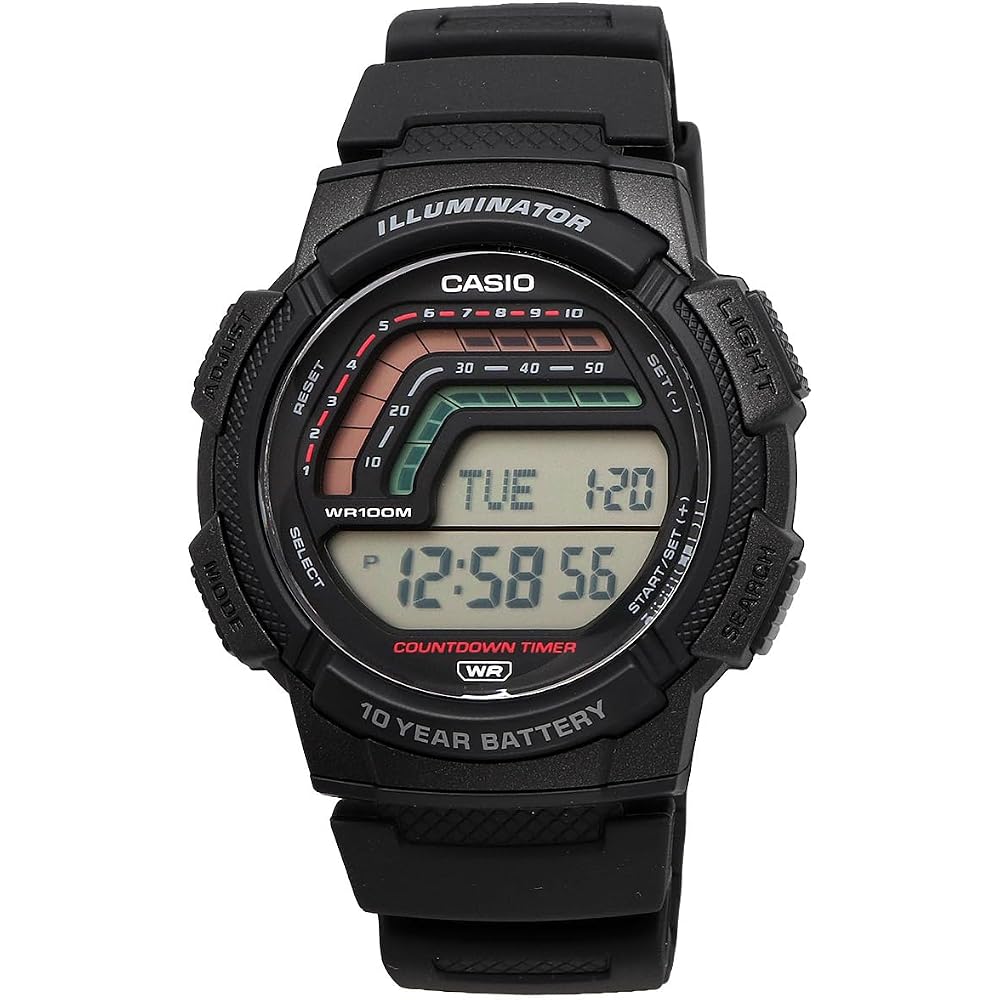 [Casio] CASIO Standard Digital Watch WS-1800-1AV Men's Black Overseas Model [Parallel Import]