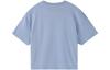 Nike Укороченные топы женские синие с круглым вырезом умеренные DA0324-512