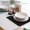 2pcs Silicone Drying Mat Kitchen Counter Cushion Heat Resistant Dish Draining Mat For Cups Bowls Bar Countertop Waterproof Mats