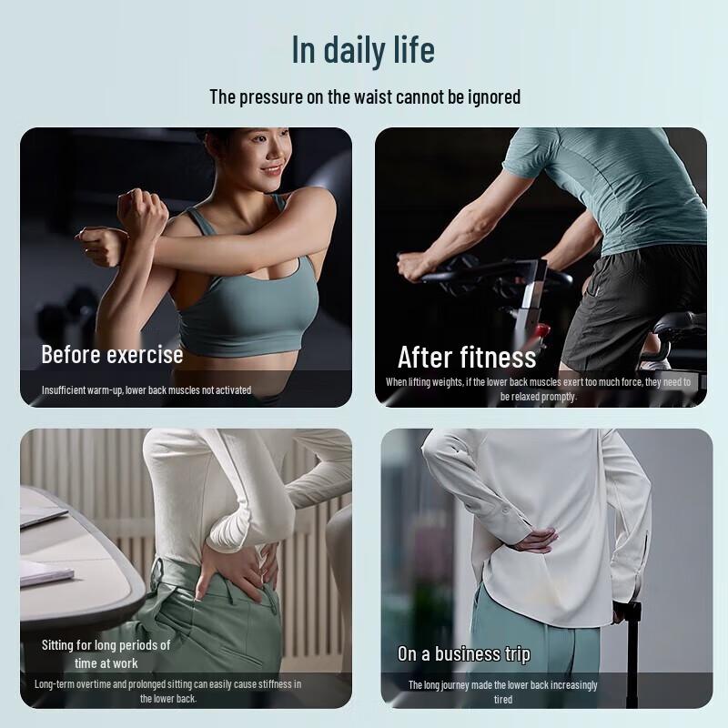 Philips Wireless Waist Massager with Heat and Cold Therapy CN plug (adapter included)