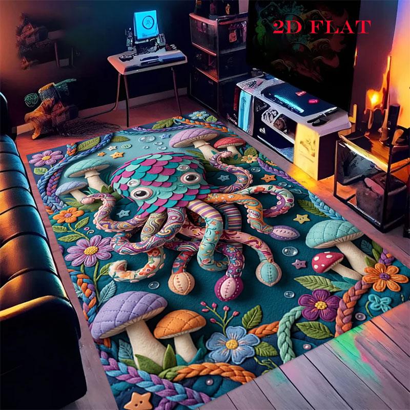 Gentle Wellbeing Carpet Rug for Living Room Bedroom Home Sofa Decoration,Kids play Nonslip Floor Mat