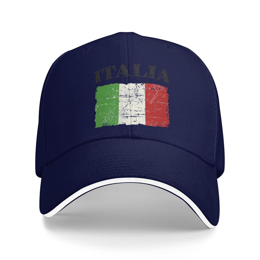 Unisexs Womens Italian Vintage Flag Italy Italia Outdoor Hat Adjustable Baseball Caps Casual Baseball Cap Snapback Hats