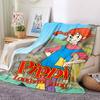 1pc Pippi Blanket Soft All Season Throw with Vibrant Design, Perfect for Home, Travel, and Gifts, Ideal for Naps and Camping