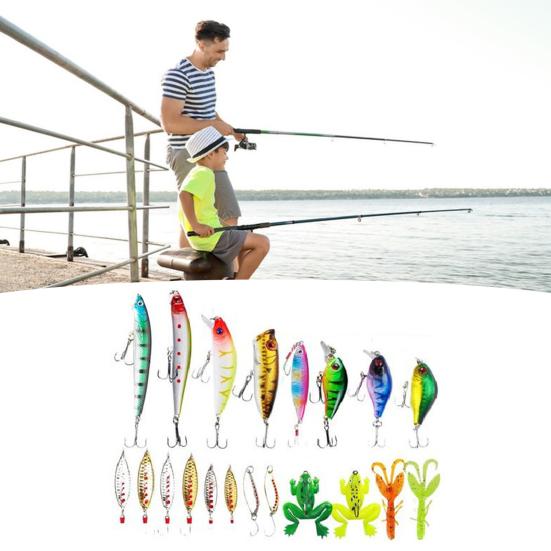 Рыболовные приманки Адвент-календарь 24-дневный календарь обратного отсчета до Рождества Рыболовные сюрпризы Адвент-календарь