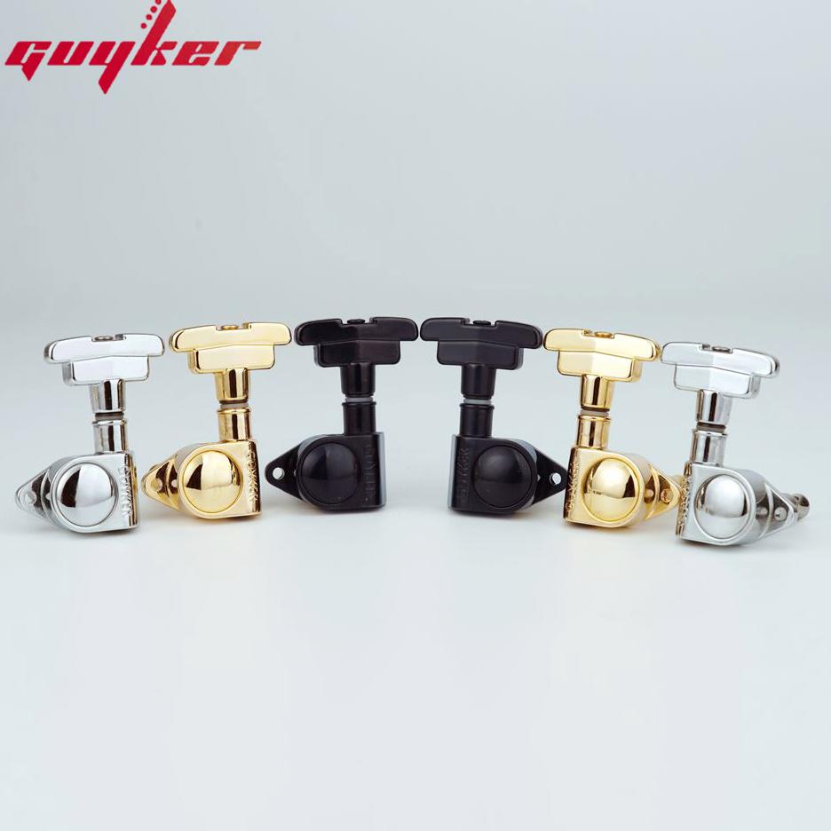 Guyker 3R3L Колки для гитары Тюнеры Механика Art Deco Rotomatic Imperial Style Головка