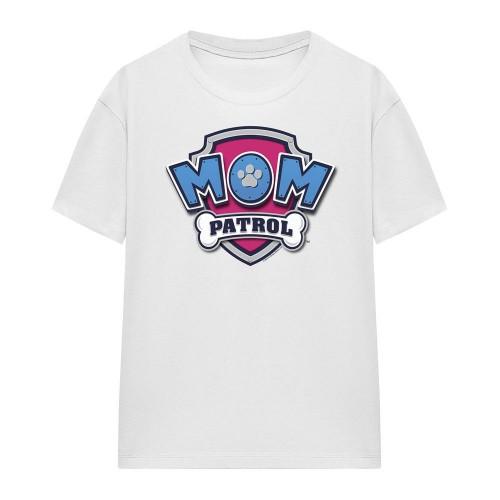 Paw Patrol Unisex Adult Mom Patrol Badge Mothers Day T-Shirt