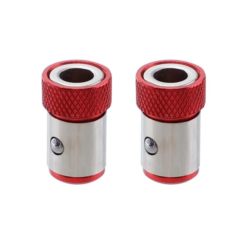 3PCS Magnetic Bit Holder Alloy Electric Magnetic Ring Screwdriver Bit Head Holder Anti Corrosion Magnetizer for Phillip Bit