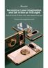 Совместимо с Google Pixel 9 PRO XL: Электроокрашенный силиконовый чехол с магнитным держателем-кольцом для 8 PRO.