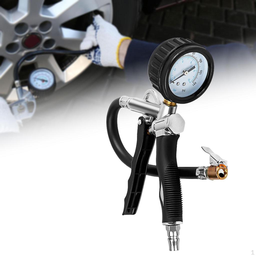 Car Tire Inflator with Pressure Gauge Air Compressor