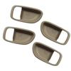 4PCS Front Rear Interior Door Handle Cover Bezel Black Beige for Hyundai Elantra 2007 2008 2009 2010 82611-2H000 82621-2H000
