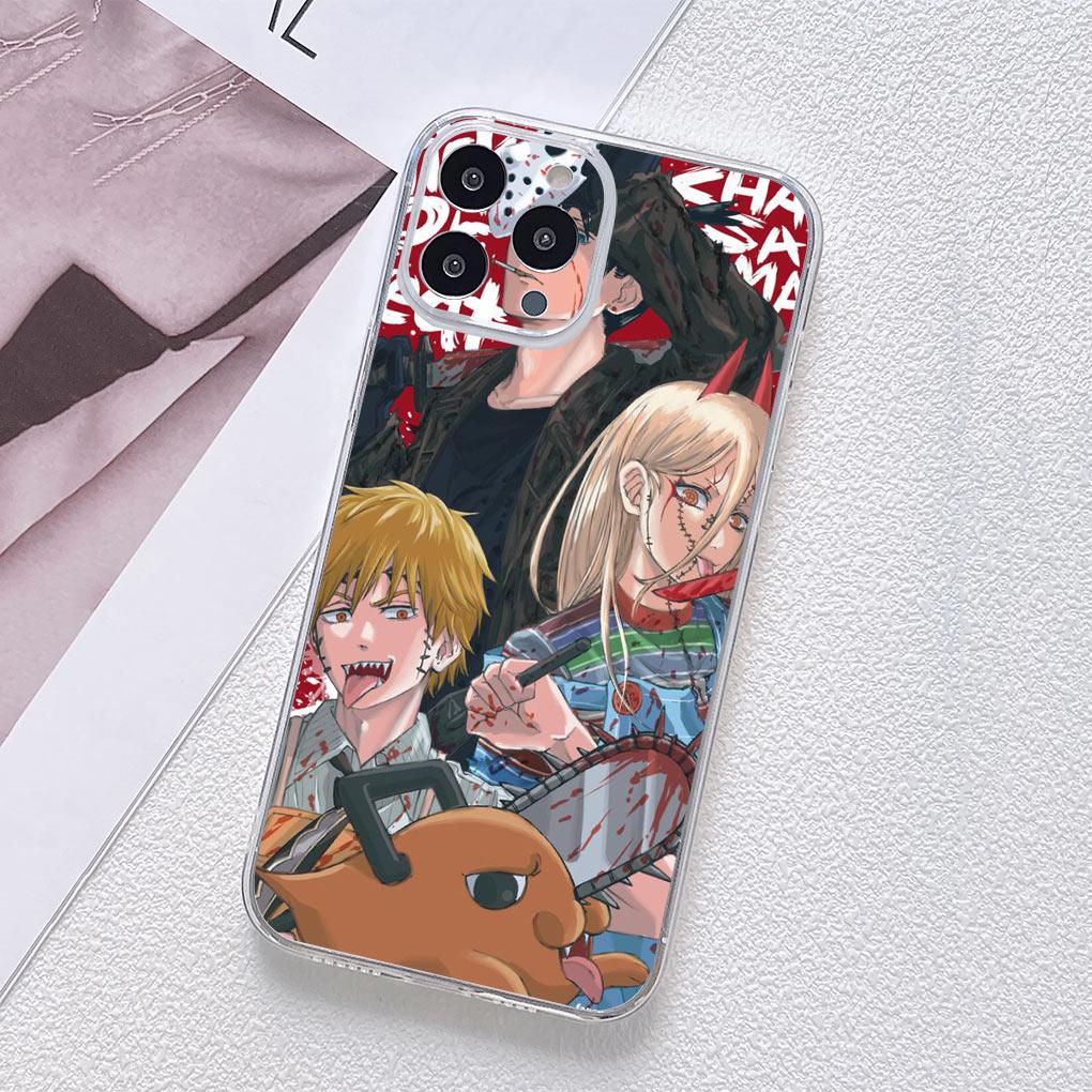 Чехол для телефона Chainsaw Man Gir Denji Makima для Motorola Moto G13 G14 G53 G54 G62 G72 G82 G84 E13 E20 G42 G32 G23 G22