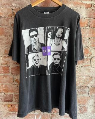 1994 Depeche Mode Тур по США Черная унисекс футболка с коротким рукавом S-5XL Унисекс футболка