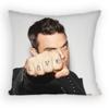 Singer RRobbie WWilliams Pillow Case Sofa Living Room Bedroom Headboard Backrest Cushion Square Cushion Nap Time