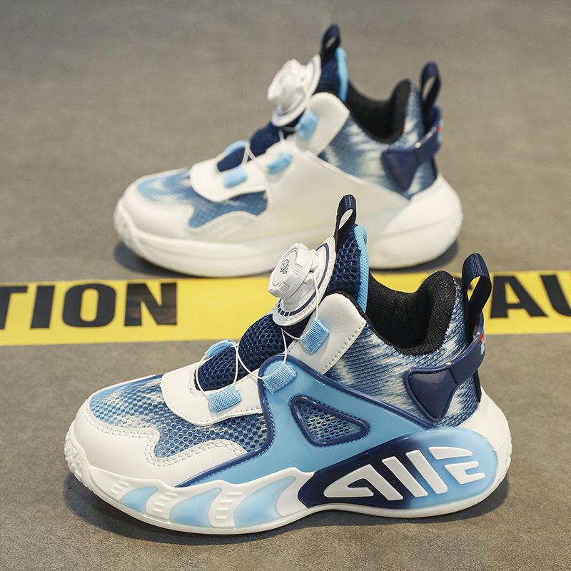 Children's basketball shoes, boys' shoes, summer collection2026New mesh breathable athletic shoes, designed for older children and boys, suitable for