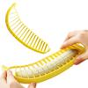 3Pcs Banana Slicer Food Grade Plastic Sharp Blade Multi-functional Fruit Salad Banana Dicer Masher Cutting Tool Kitchen Gadgets