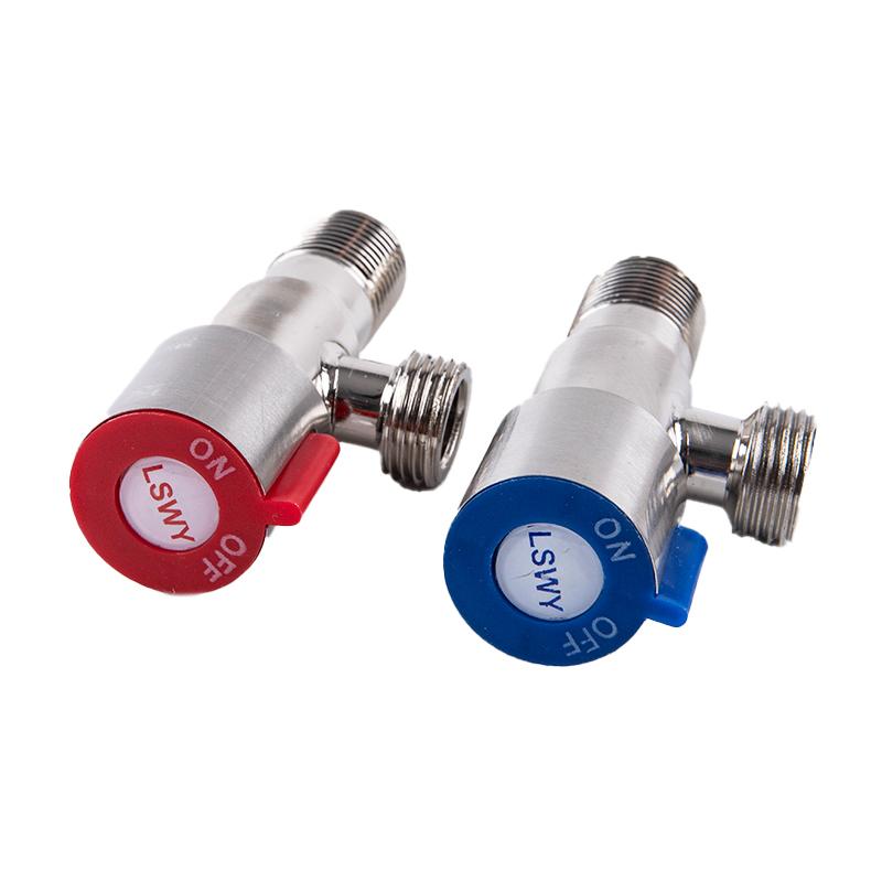 Угловые запорные клапаны выключены на переключателе G1/2, запорный клапан для воды для раковины в ванной комнате