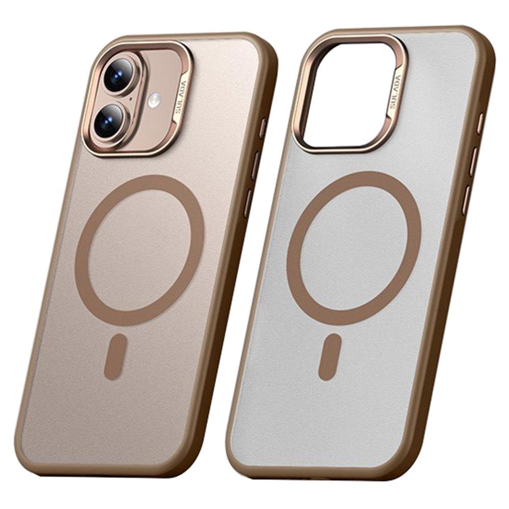 SULADA Чехол для iPhone 16, совместимый с MagSafe, ультратонкий чехол для телефона из ПК+ТПУ
