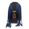 Women's Scarf Waterdrop Pendant Necklace Jewelry Printing Polyester Shawl Scarves