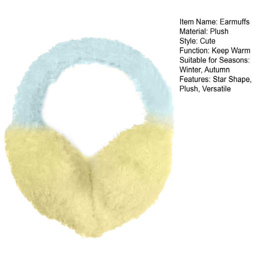 Зимние наушники Утолщенная плюшевая текстура Грелки для ушей Защита ушей от холода Наушники
