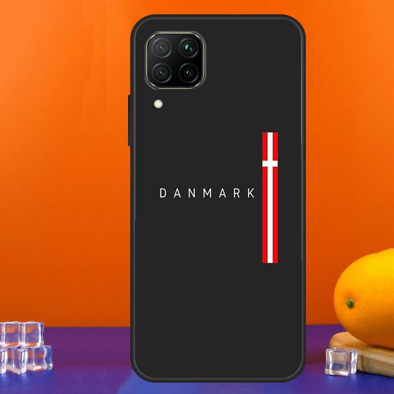 Флаг Дании для чехла Huawei Nova 9 10 SE 5T 12i 12s 11i Y91 Y90 Y60 Y70 Y72 Y61 P60 Pro P20 P40 P30 Lite