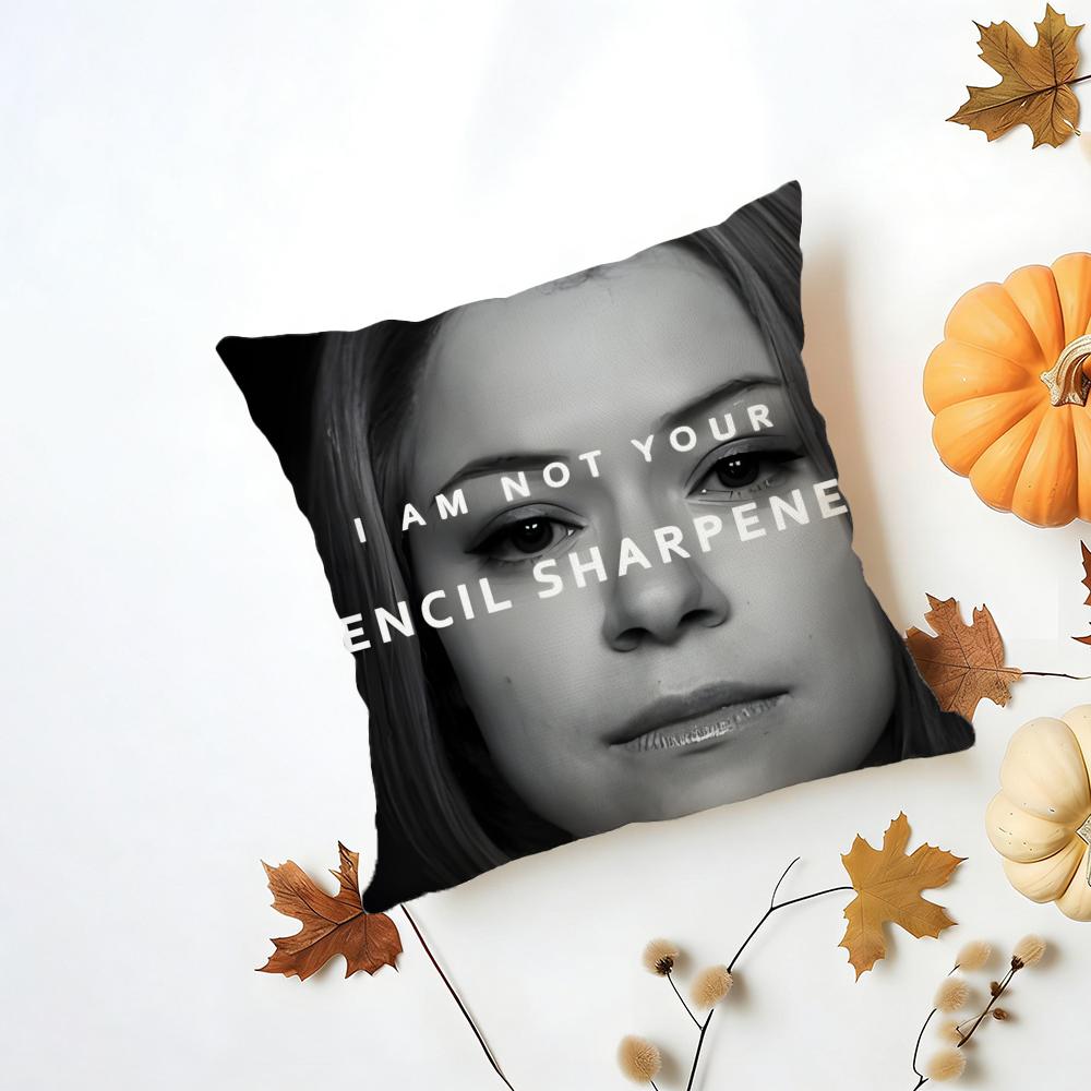 RRachel Duncan Cushion Cover Washable Linen Pillowcase Soft  for Daily Sofa Bed Home Room Decor