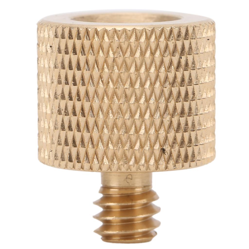 Латунный винтовой адаптер 1/4 дюйма, штекерный на 3/8 дюйма, гнездовой, винтовой адаптер-переходник для штатива