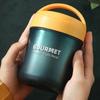Insulated Food Jar Stainless Steel Food Flask for Hot Food Vacuum Insulated Soup Thermos W/ Spoon Carry Handle 500ml Food