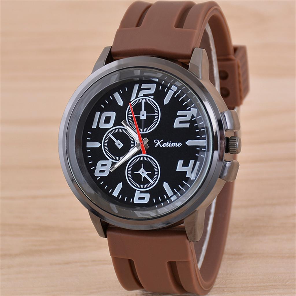 Men's Waterproof Luminous Running Alarm Clock Watch