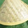 Коническая шляпа из бамбука, зеленая, китайская, ретро, бамбуковая, ротанговая, рыбацкая шляпа, плетеная вручную, соломенная шляпа-ведро, конусообразная шляпа-зонт