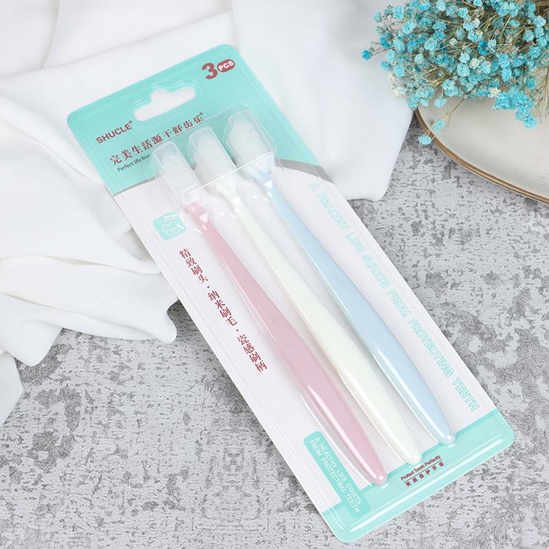 Portable Simple Nano -Soft Hair Family Toothbrush