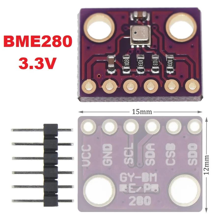 GY-BME280 3.3V 5V BMP280 Цифровой датчик Температура Барометрический Воздух Высокая Точность Модуль Атмосферного Давления I2C SPI Для Arduin