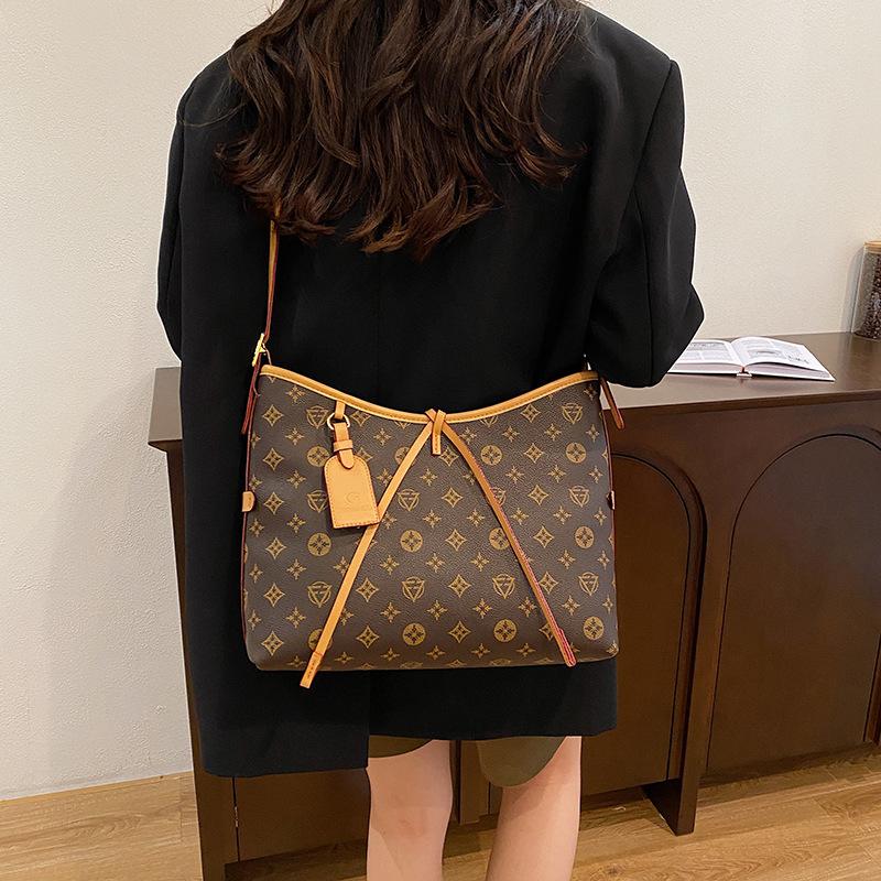 Ретро большая вместимость сумка-тоут для мамы и ребенка женская новая модная модная сумка на плечо мессенджер