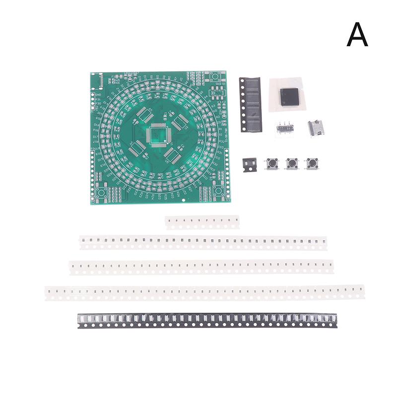 Набор для пайки LQFP64 DIY, светодиод 5 В, плата для тренировки пайки SMD, тип C, для обучения пайке