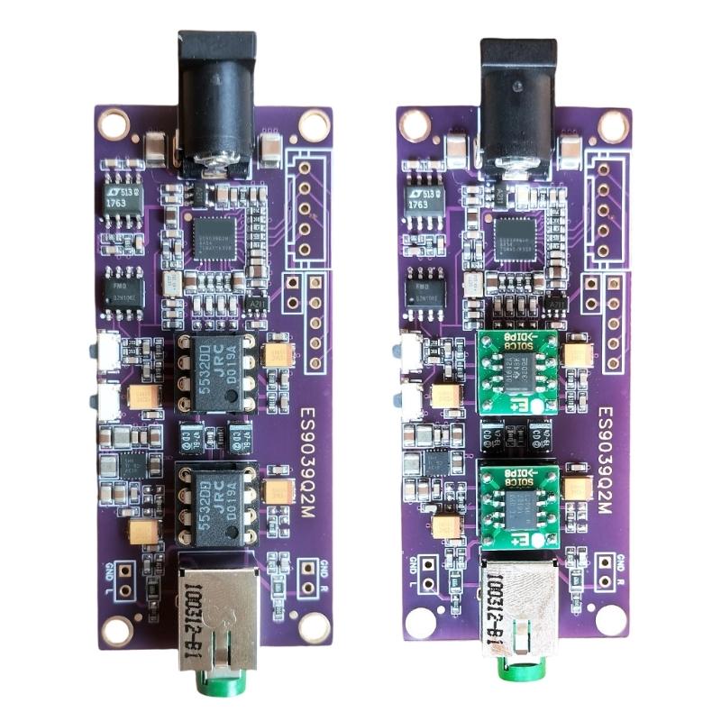 Продвинутая печатная плата ES9039Q2M со связью I2S USB Модуль декодирования ES9039Q2M Отличная обработка звука