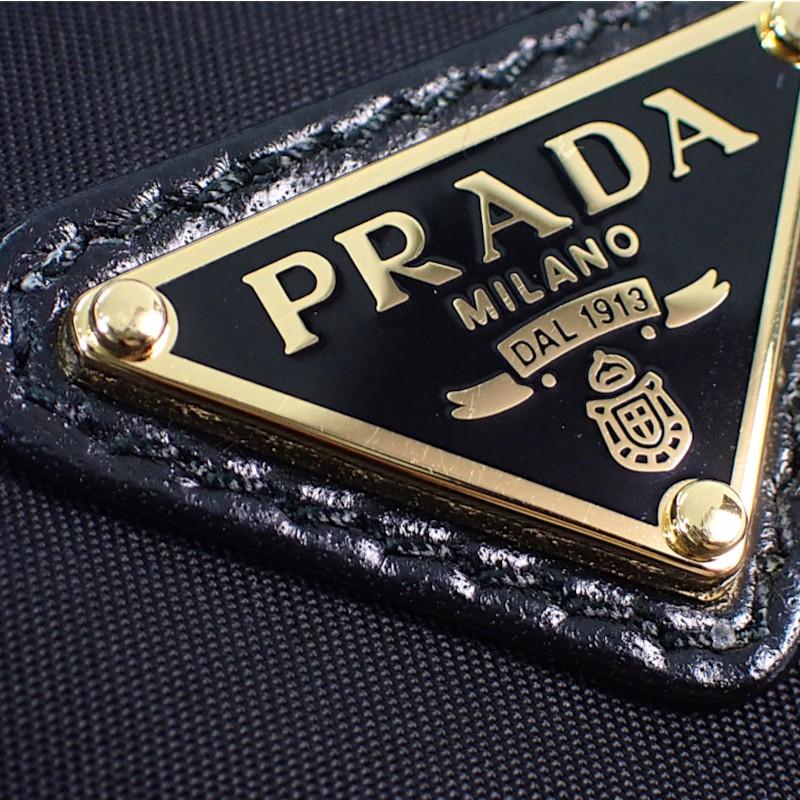 Prada 1BC241_RP0C_F0002_V_OXO Сумка 2 в 1 из черной кожи/нейлона Женская