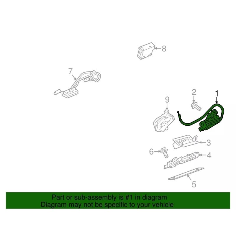 Замок задней двери багажника LR049494 LR030192 для Sport 2006-2013 Замок задней двери Автомобильные аксессуары Замена