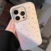 Маленькие Звезды Подходит для Чехла для Мобильного Телефона Iphone16 15Promax Лазерный 13 Корейский Стиль 14 Продвинутый 11 Гальванизированный Жесткий