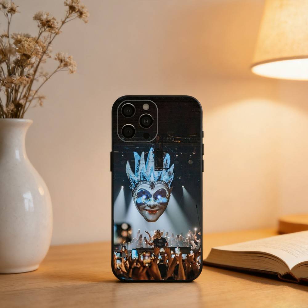 DJ B-Boris Brejcha Phone Case For iPhone 17,16,15,14,13,12,11 Plus,Pro Max,XS,Soft Silicone Black Cover