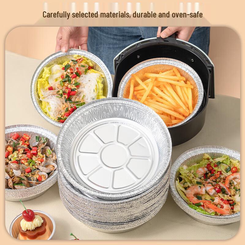 Air Fryer Aluminum Foil Pans with Lids