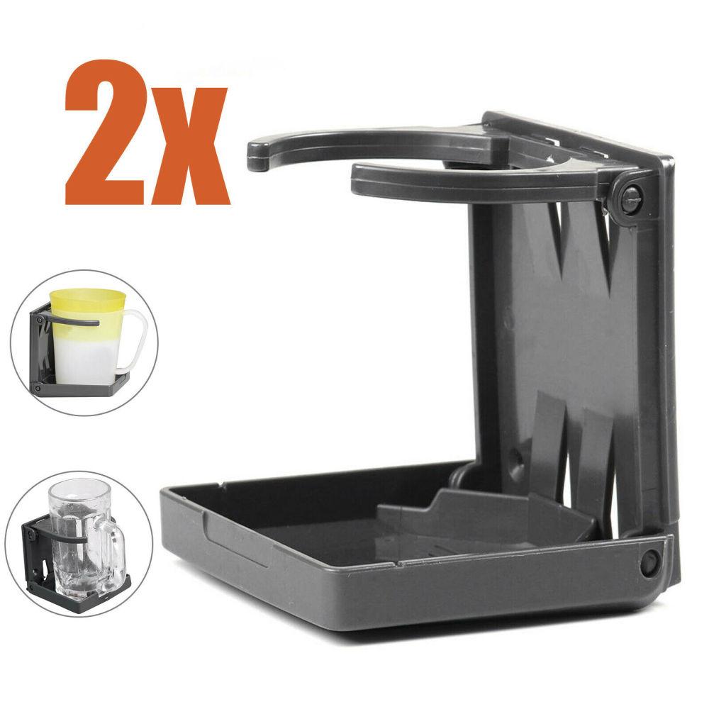2Pcs Universal Folding Drink Cup Holder Mount For VW T4 T5 T6 Boat Marine Caravan Car RV Drinks Holders