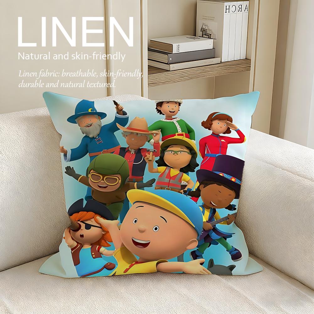 Kids Caillou Cushion Cover Pillowcase Set Pcs x x Breathable Washable Sofa Cushion Cover
