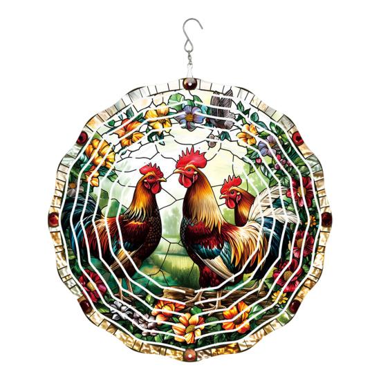 Dragonfly Wind Spinner Bird Kinetic Spinner Hanging Animated Wind Spinner