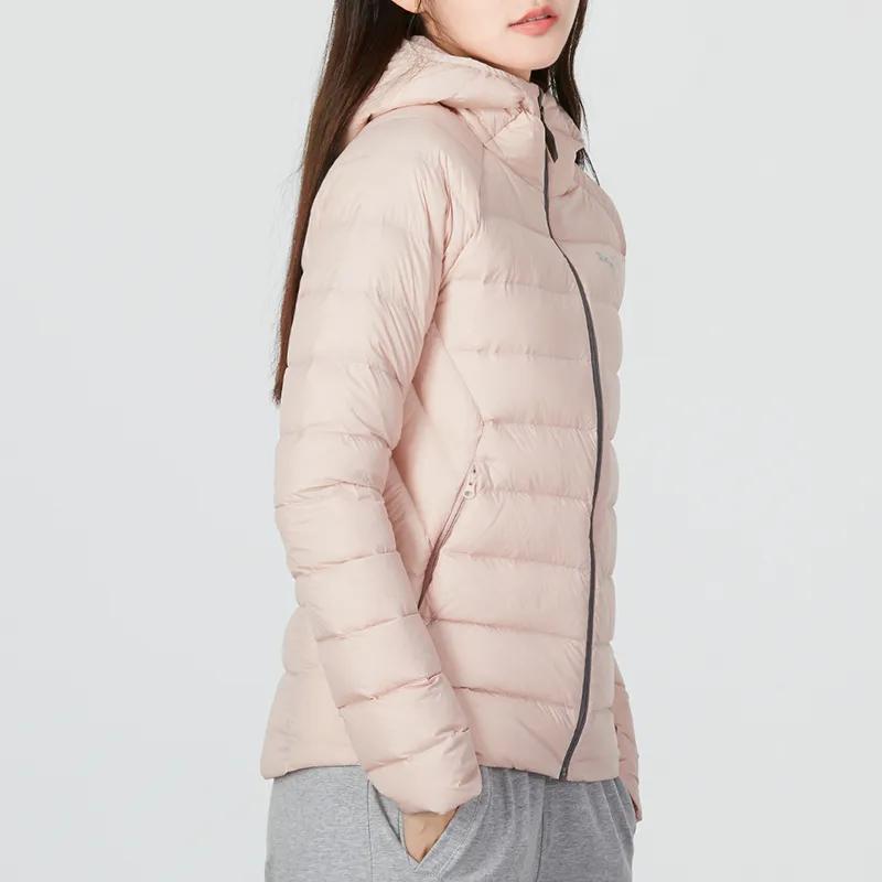 PUMA Down Jackets Women's Rose Pink Hooded Moderate Quilted Down Jacket (Unisex) Down Jackets 672914 47