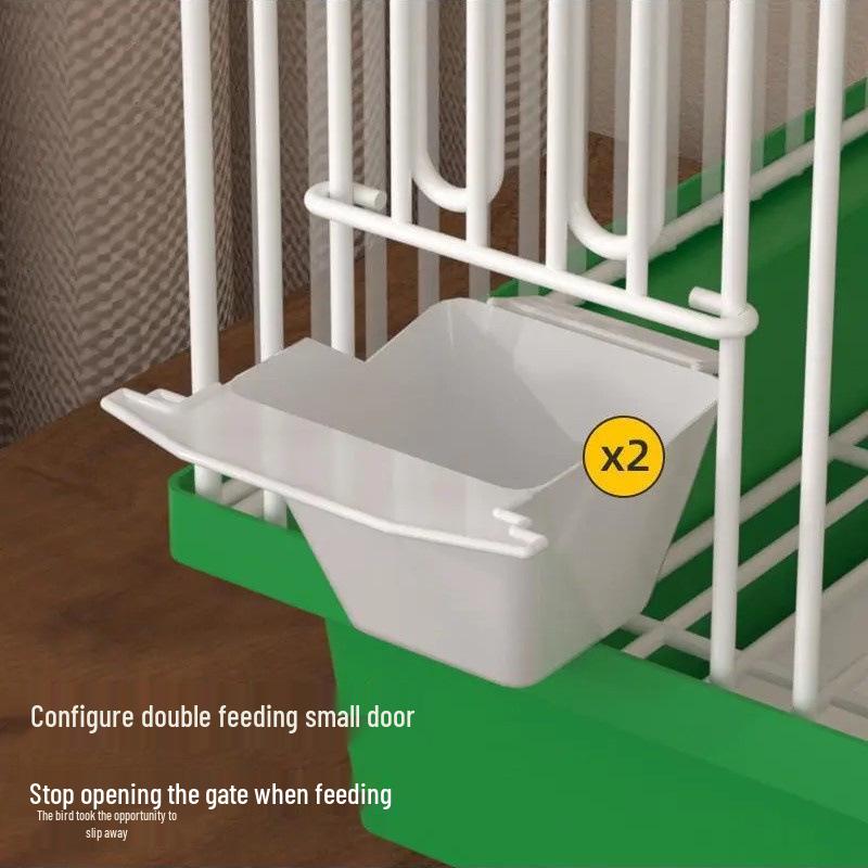 Компактная декоративная металлическая клетка для птиц для пиона, жемчужной амадины или волнистого попугайчика