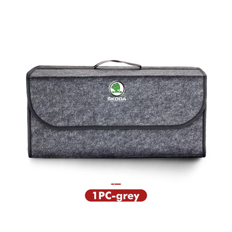 VIJT4 Car Trunk Organizer Storage Box Stowing Tidying Container Bag For Skoda Fabia Kamiq Superb Scala Enyaq-iV MK3 VisionS Yeti