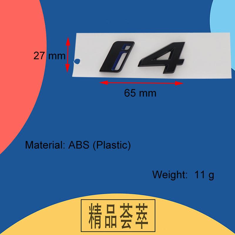 3D Премиум I4 i 4 для Электромобилей I4 i 4 Капот Двигателя Крыло Багажник Задняя Наклейка Эмблема Значок Стикер