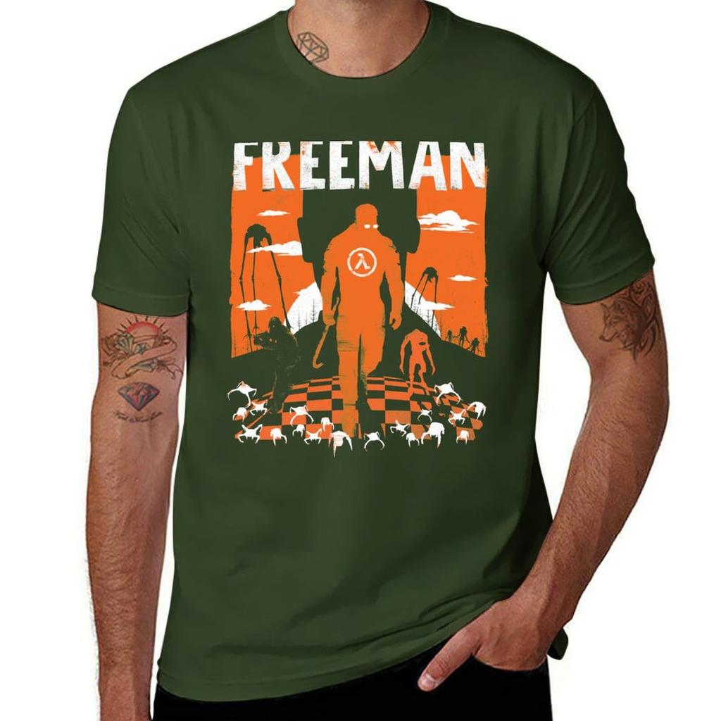 The FreeUnisex Half life shirt halflife TShirt animal prinfor boys new edition fitted t shirts for Unisex
