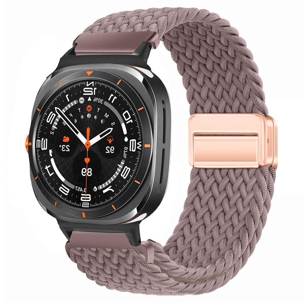Для Samsung Galaxy Watch 7 Ultra Ремешок 47 мм Аксессуары Магнитный Плетеный нейлоновый спортивный Браслет Correa Galaxy Watch 7 Ultra Ремешок