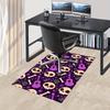 Office Rug Skulls, Guitars theme 3D Printed Anti-Slip Rug-Machine Washable for Living Room