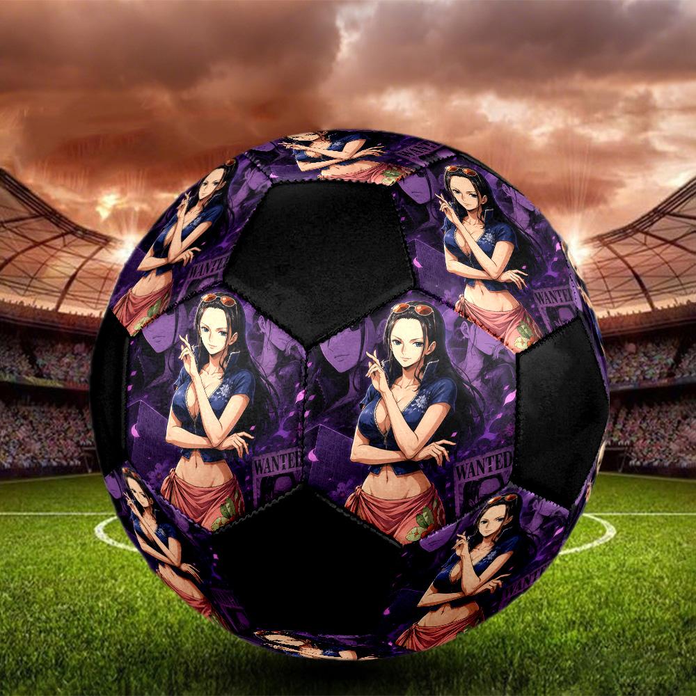 Nico Robin Soccer Ball Colorful All Ages Machine Stitched PVC Competition Ready Durable High-Bounce.SIZE5